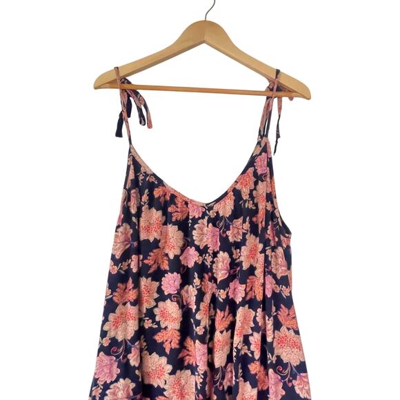 Old Navy Spaghetti Strap Womens Floral Maxi Sundress Size XL - Picture 5 of 11